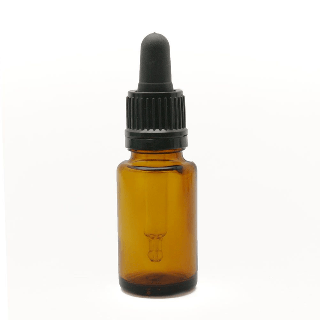 20ml ruskea lääkelasipullo, pipetillä (40kpl)