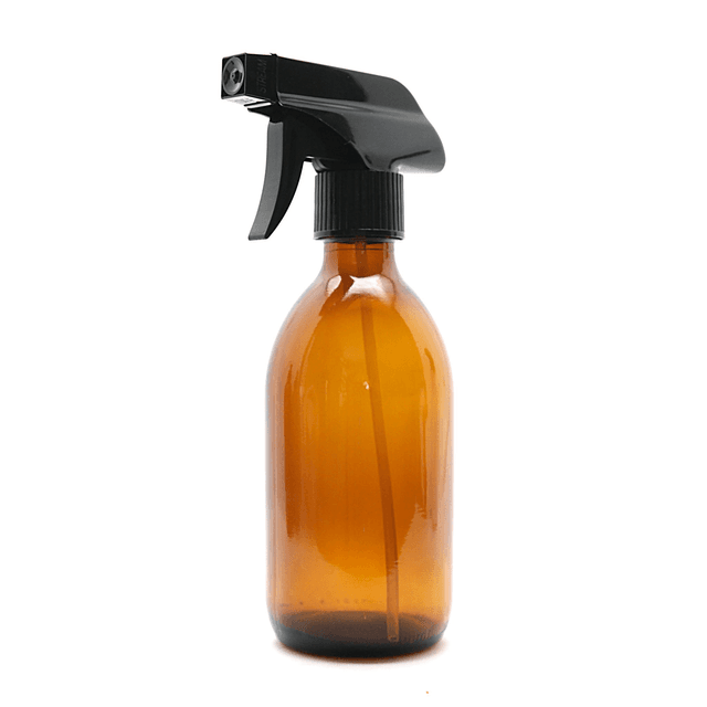 300ml ruskea lasipullo, suihkemekanismilla (4kpl)