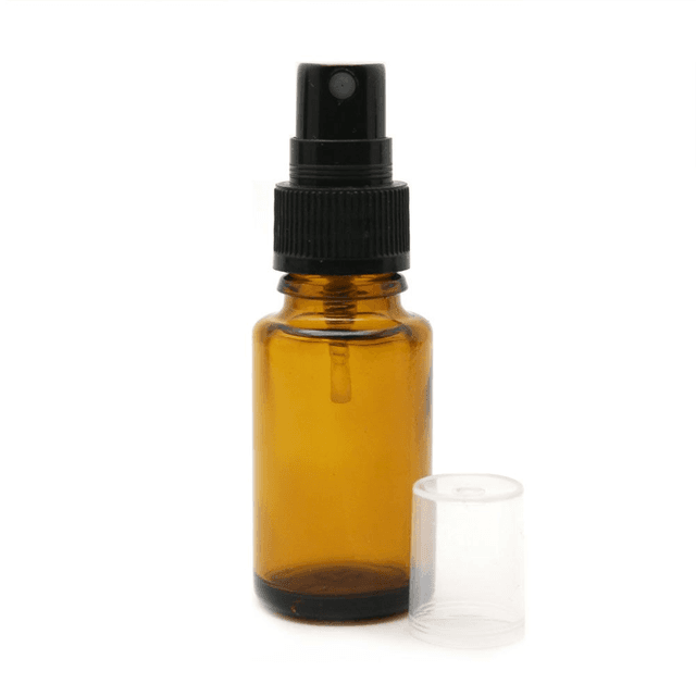 20ml ruskea lasipullo, suihkepumppumekanismilla (25kpl)