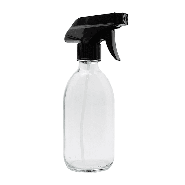 300ml kirkas lasipullo, suihkemekanismilla (10kpl)